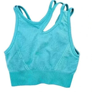 Gymshark Blue Ultra Seamless Workout Bra